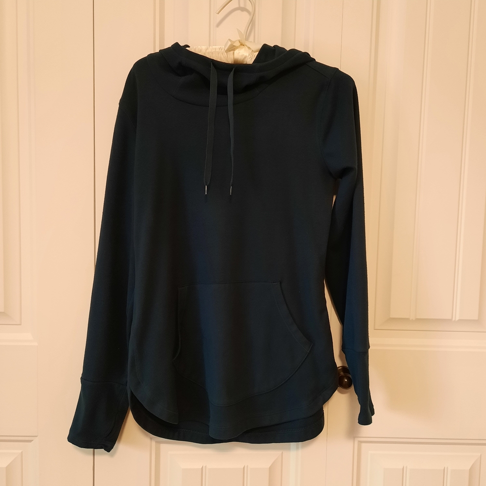 Women's Teal Blue Hoodie Soft Fleece